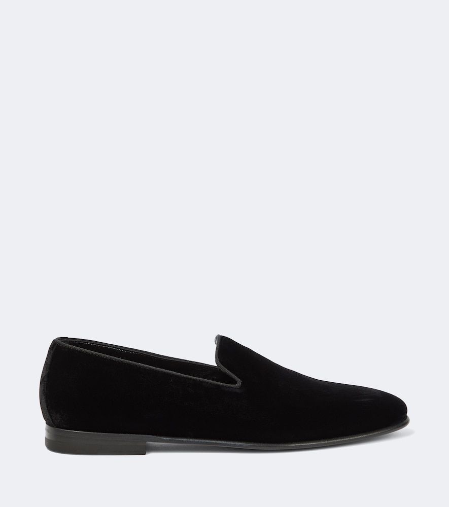 Slip-Ons Mario aus Samt - Manolo Blahnik - Modalova