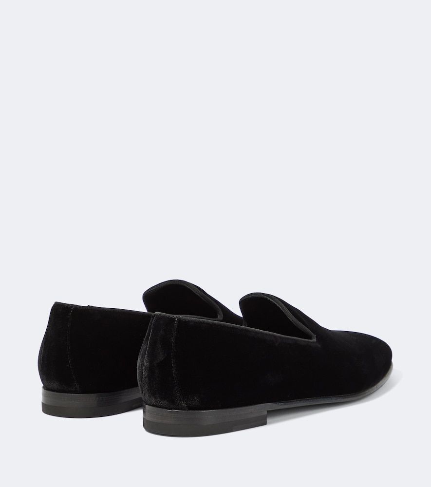 Slip-Ons Mario aus Samt - Manolo Blahnik - Modalova