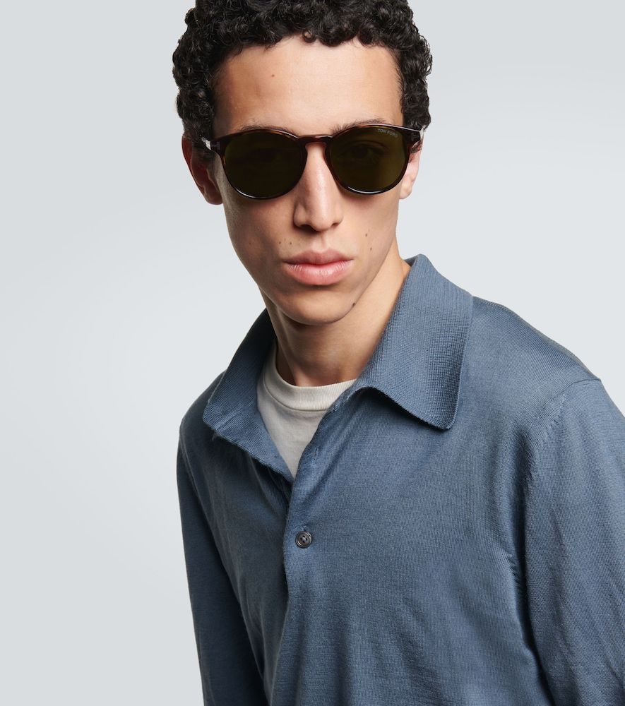 Tom Ford Runde Sonnenbrille Lewis - Tom Ford - Modalova