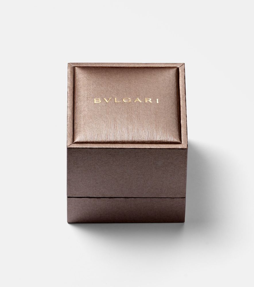 Anillo B.zero1 de oro rosa de 18 ct y cerámica - Bvlgari - Modalova