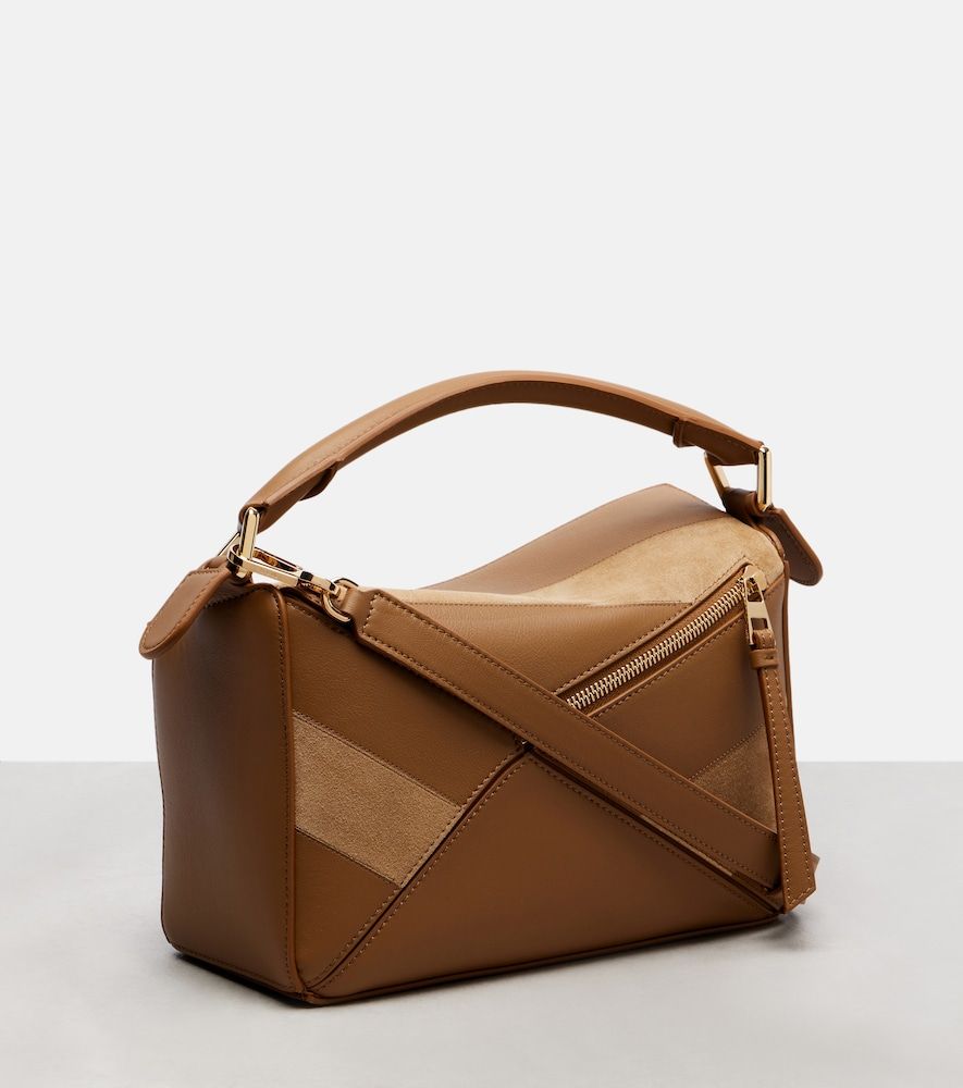 Bolso Puzzle Small de piel y ante - Loewe - Modalova