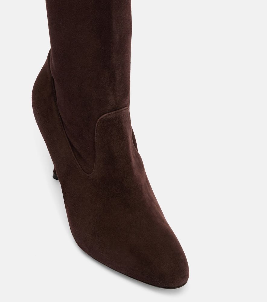 Stiefel Myconia aus Veloursleder - Manolo Blahnik - Modalova
