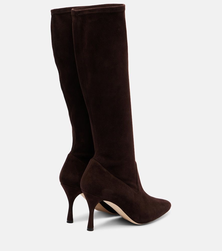 Stiefel Myconia aus Veloursleder - Manolo Blahnik - Modalova