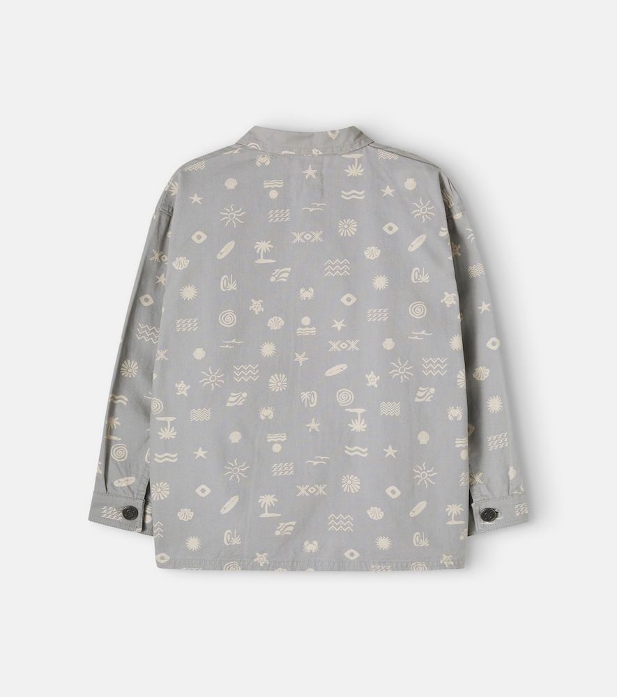Sobrecamisa Marcel de lona de algodón estampada - Wheat - Modalova
