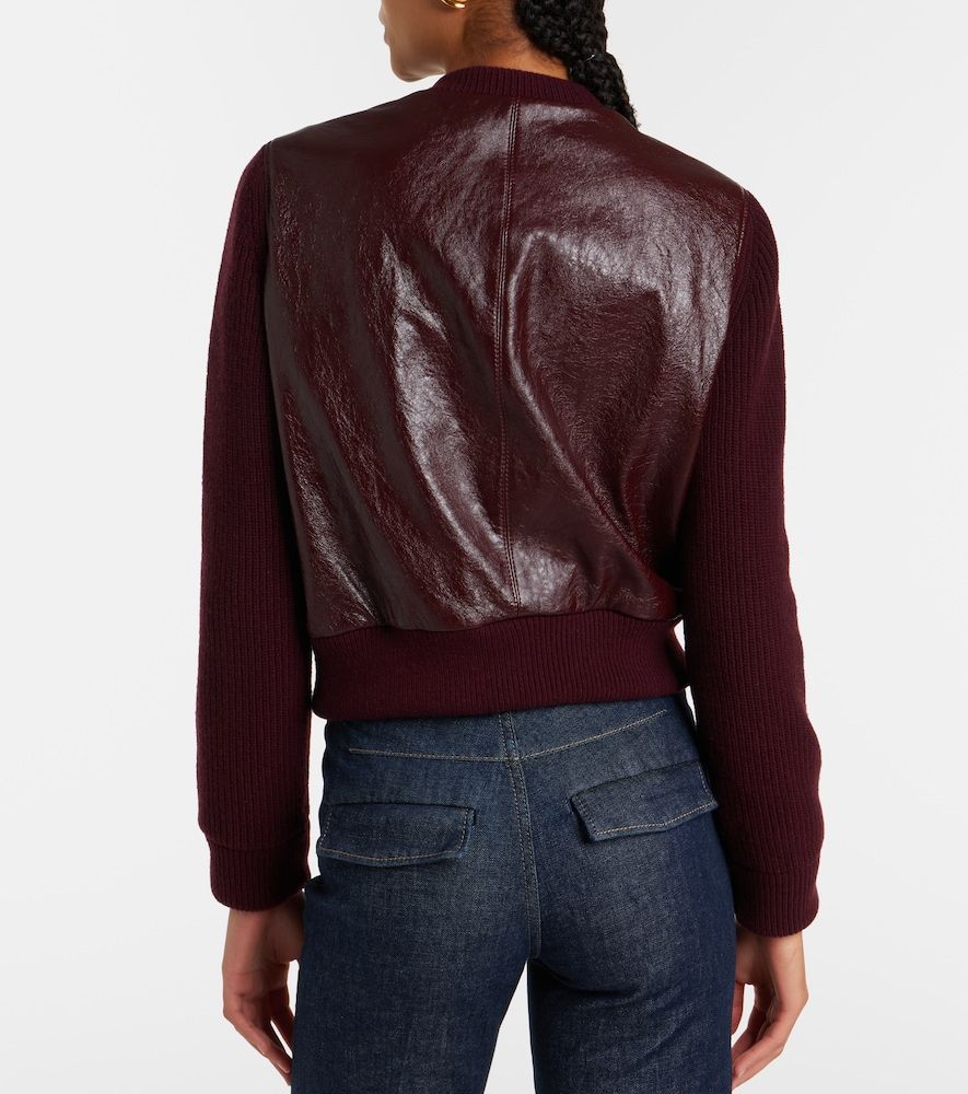 Chaqueta cropped It's A Match de piel - Dorothee Schumacher - Modalova