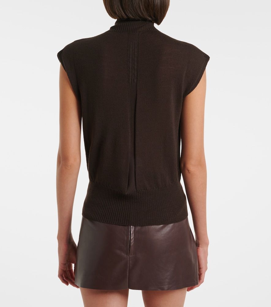 Jersey de cuello alto de lana virgen - Rick Owens - Modalova