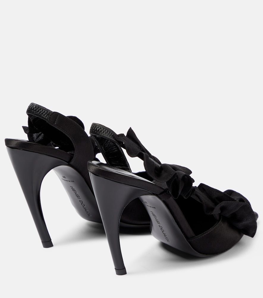 Pumps slingback in raso - Nensi Dojaka - Modalova