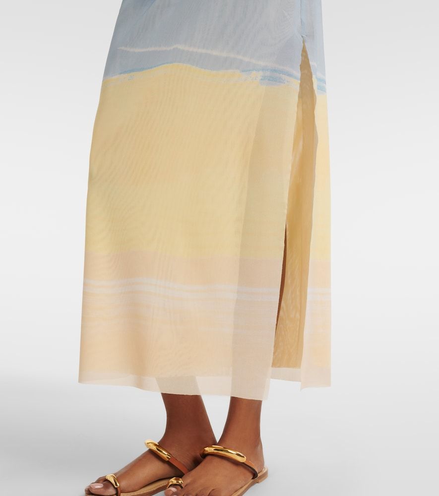 SIR Printed mesh maxi skirt - SIR - Modalova