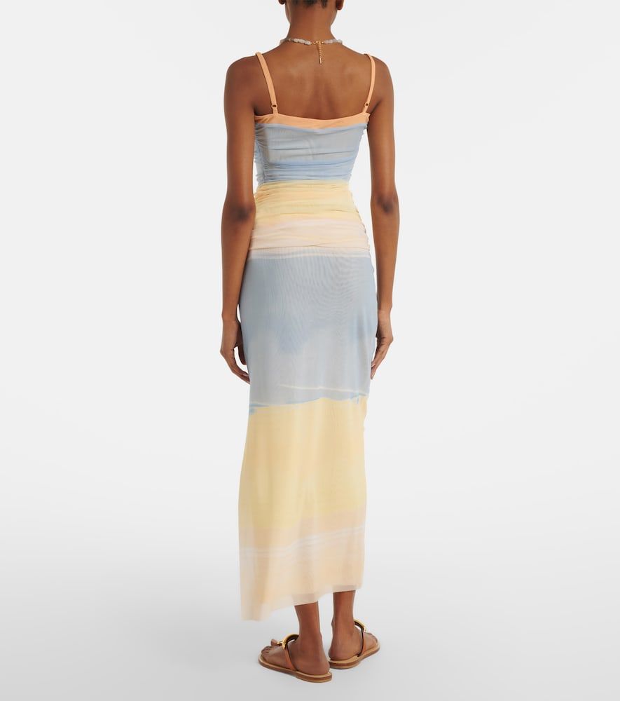 SIR Printed mesh maxi skirt - SIR - Modalova