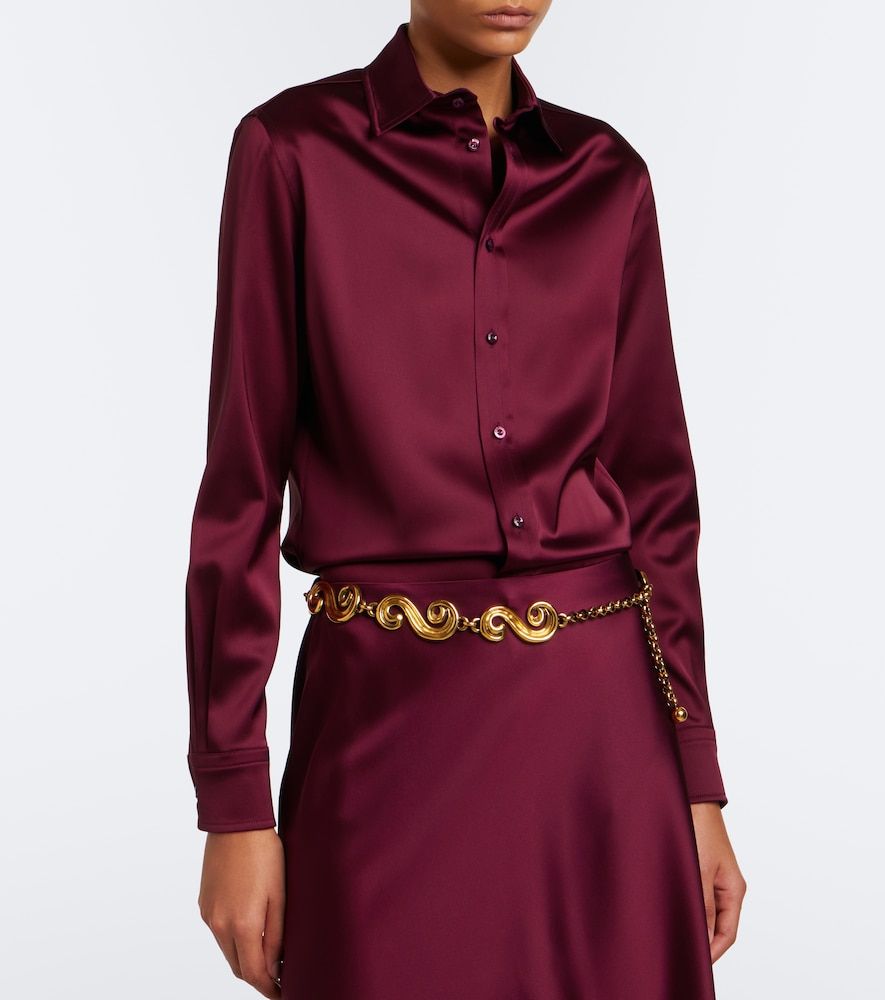 Hemd Cameron II aus Satin - Ralph Lauren Collection - Modalova