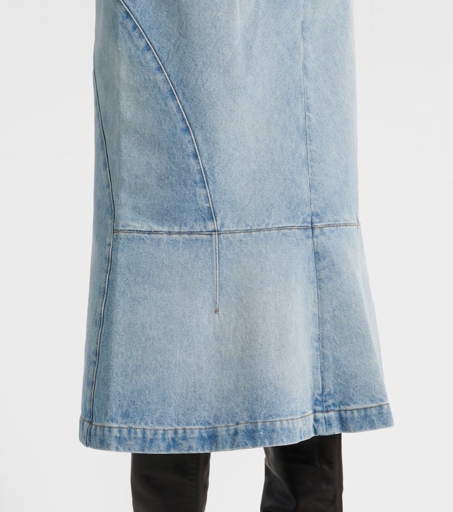 Dries Van Noten Falda midi de denim - Dries Van Noten - Modalova