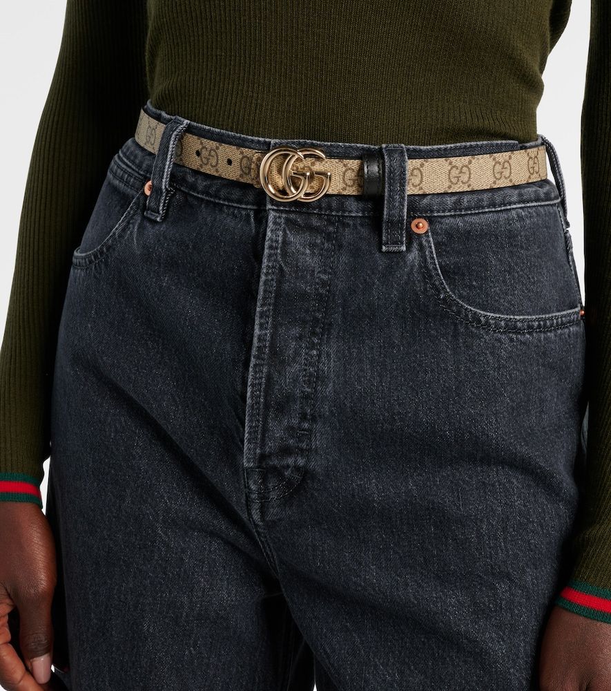 Gucci Wendbarer Gürtel GG Marmont - Gucci - Modalova