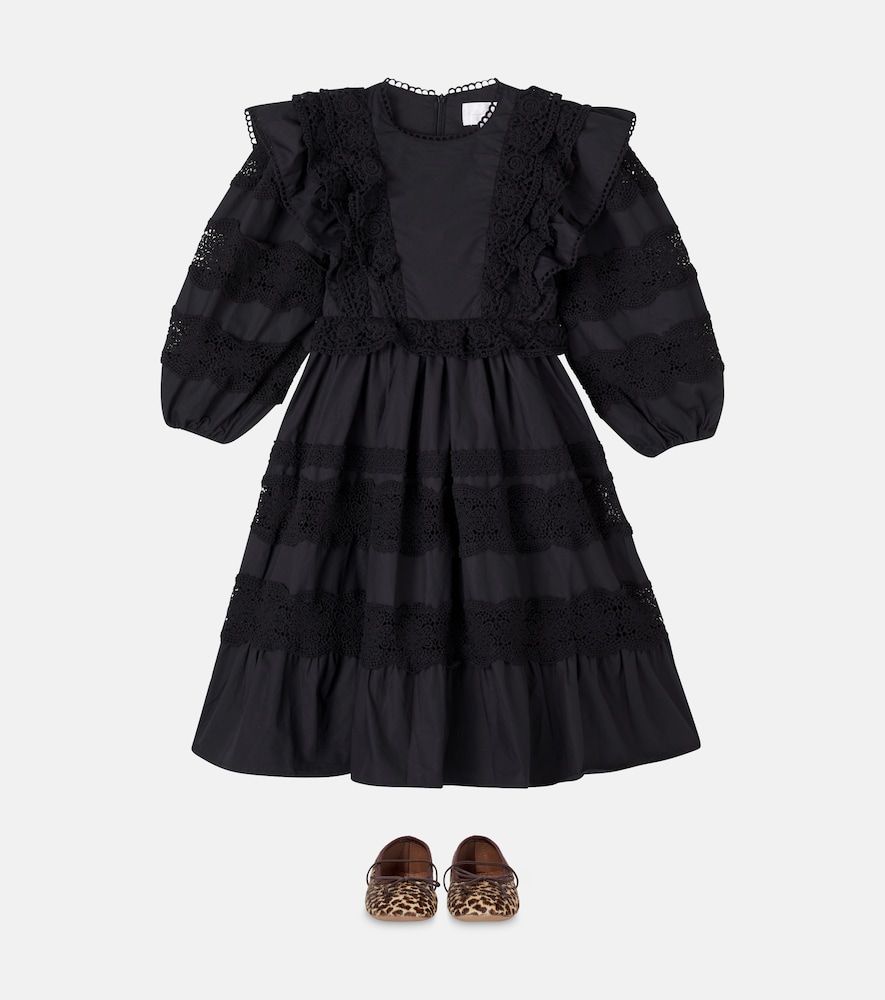 Vestido de algodón con encaje - Petite Amalie - Modalova