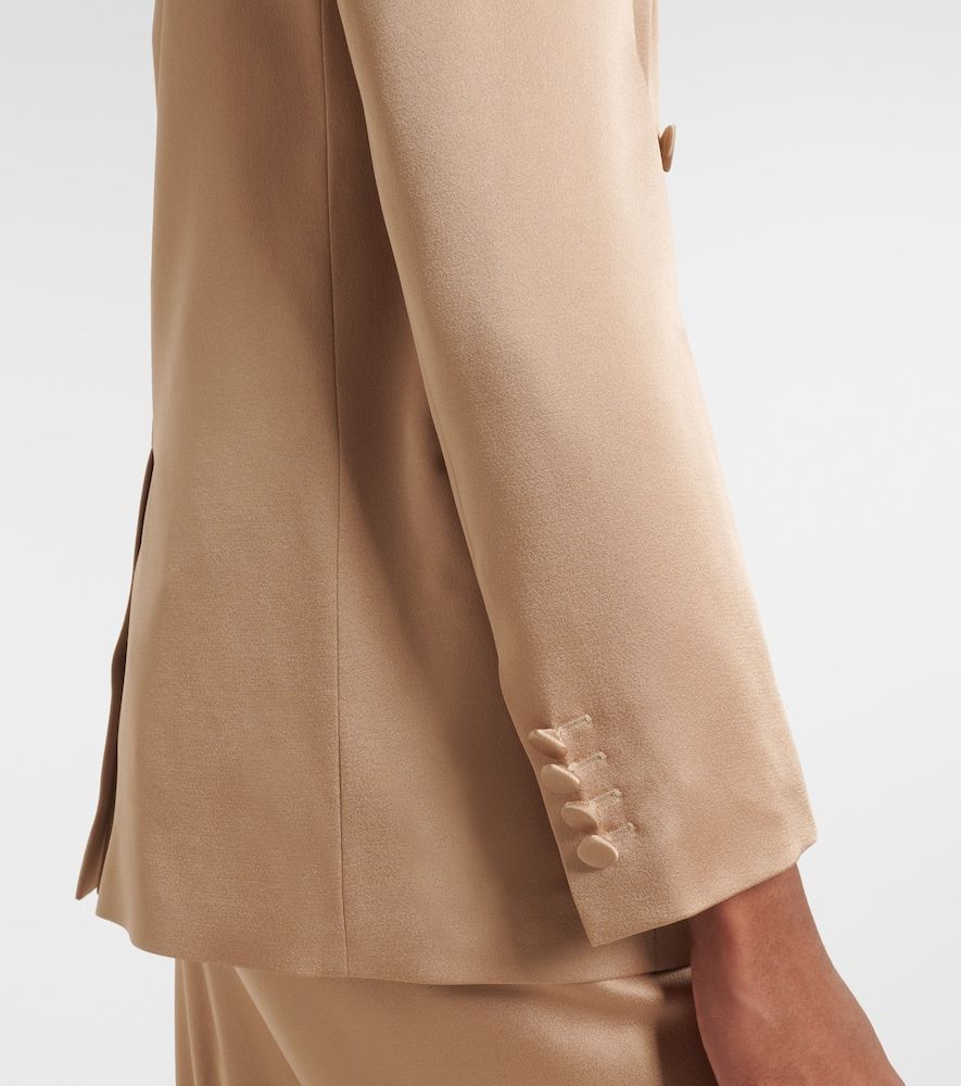 Arca double-breasted satin blazer - Max Mara - Modalova