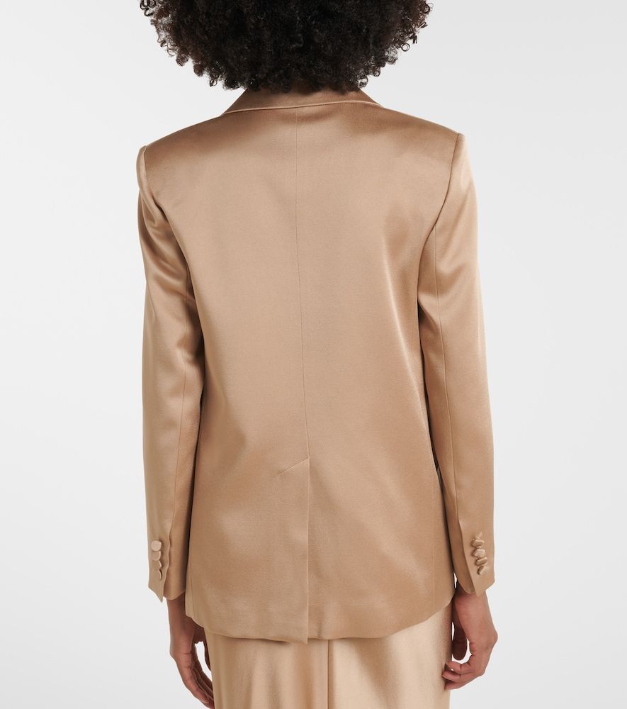Arca double-breasted satin blazer - Max Mara - Modalova