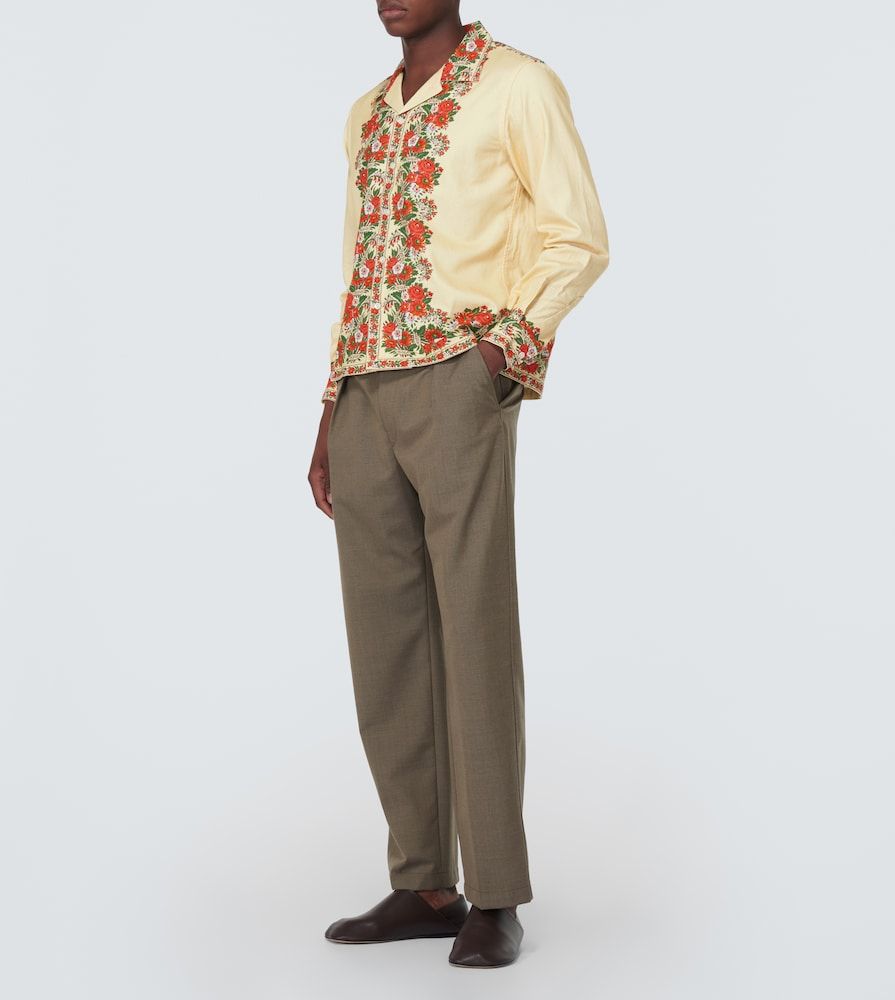 Camisa Winter Bouquet de algodón - Bode - Modalova