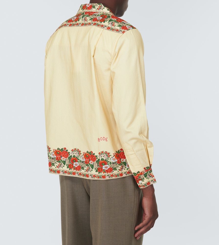 Camicia Winter Bouquet in cotone - Bode - Modalova