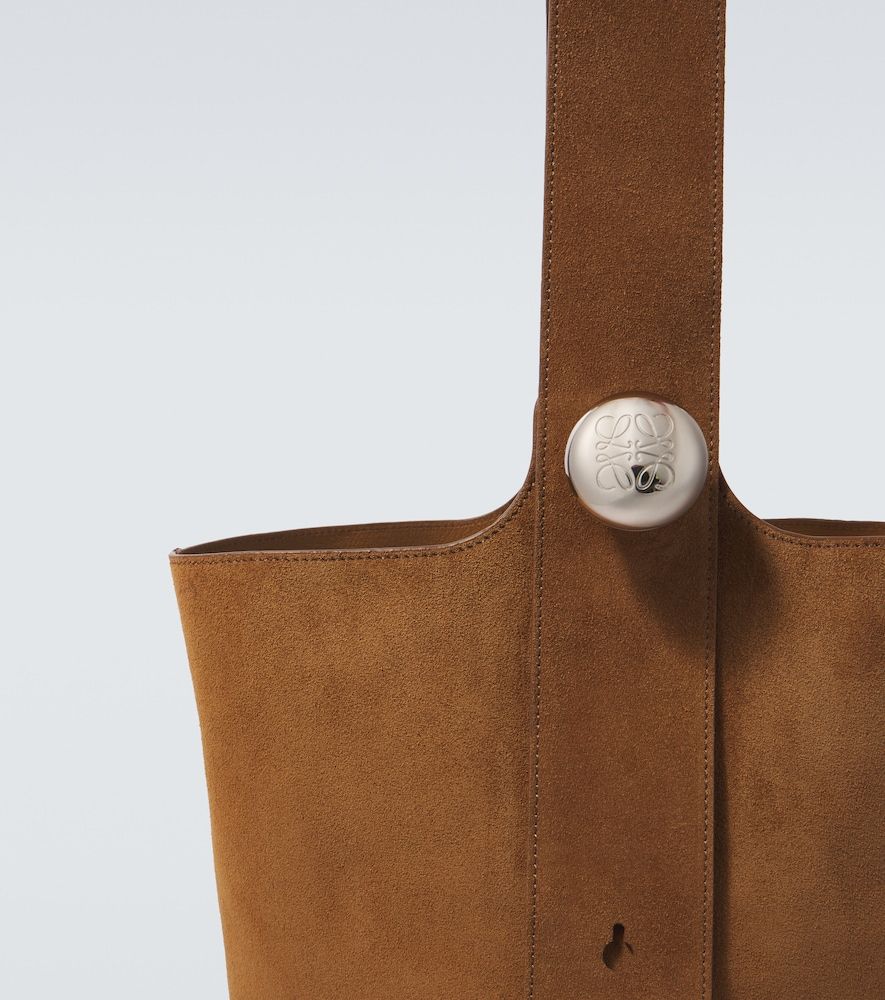 Loewe Bolso Pebble Large de ante - Loewe - Modalova