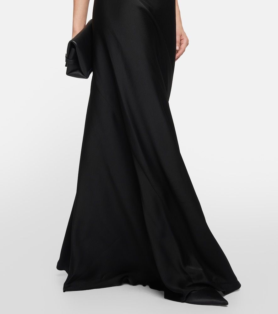 Abito sottoveste in raso - Victoria Beckham - Modalova
