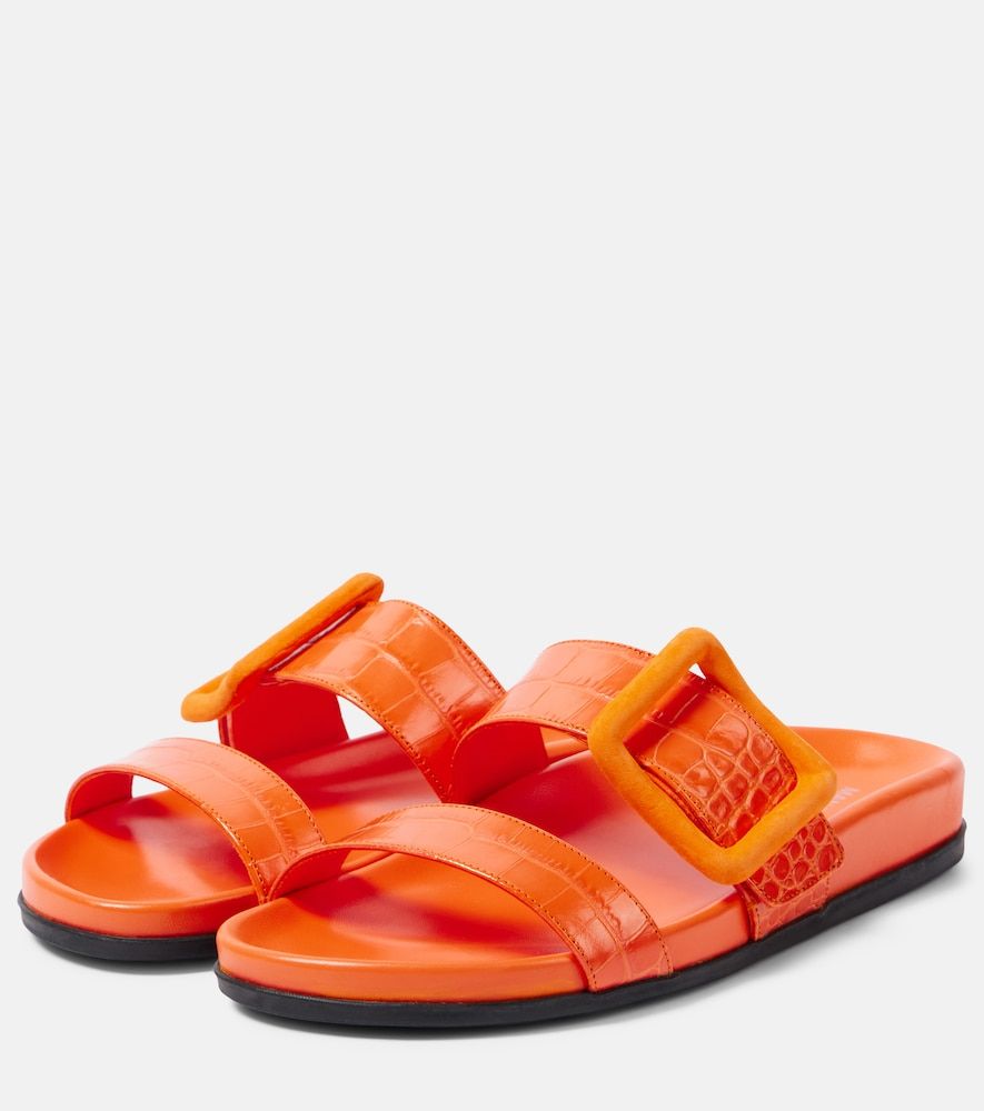 Sandalen Mayfu aus Leder - Manolo Blahnik - Modalova