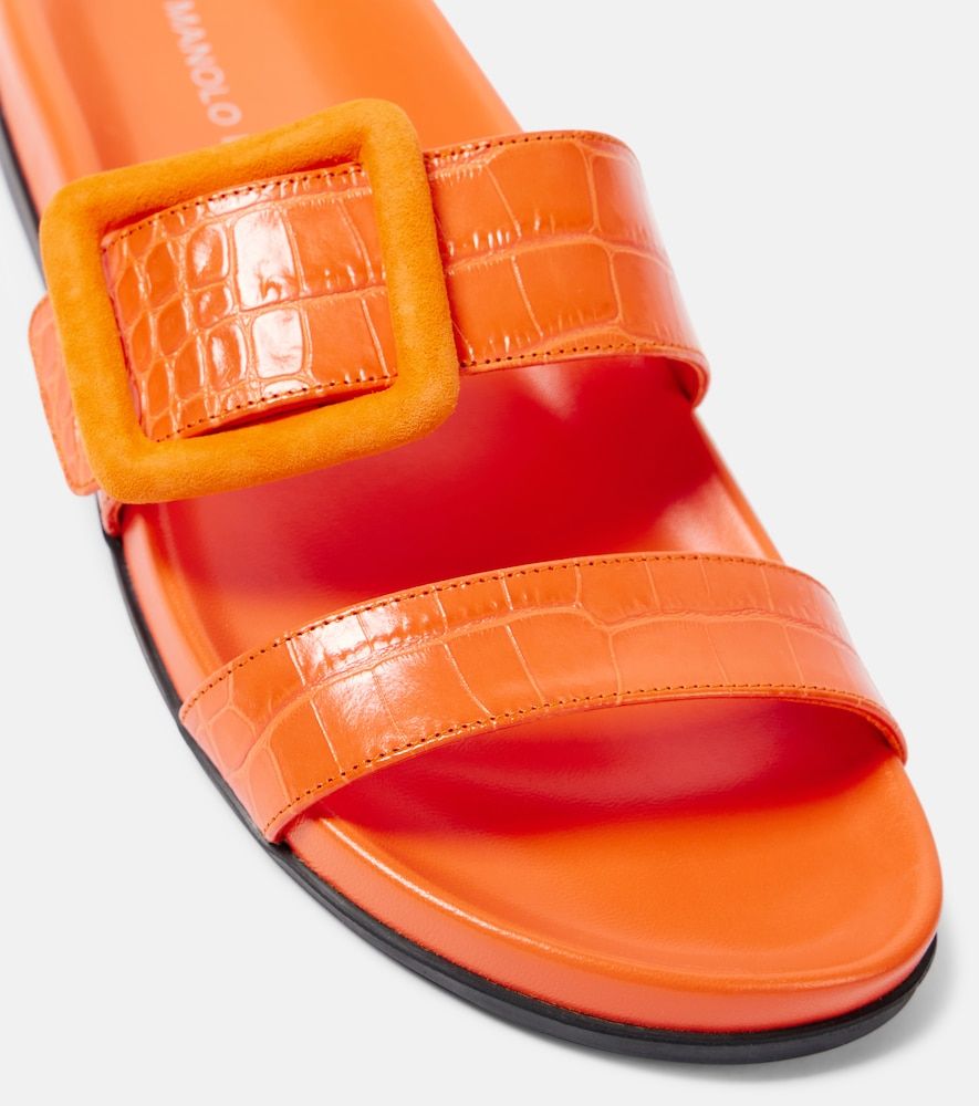 Sandalen Mayfu aus Leder - Manolo Blahnik - Modalova