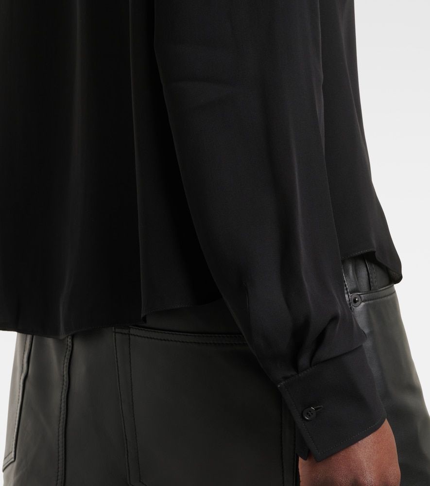 Wardrobe.NYC Tie-neck silk blouse - Wardrobe.NYC - Modalova
