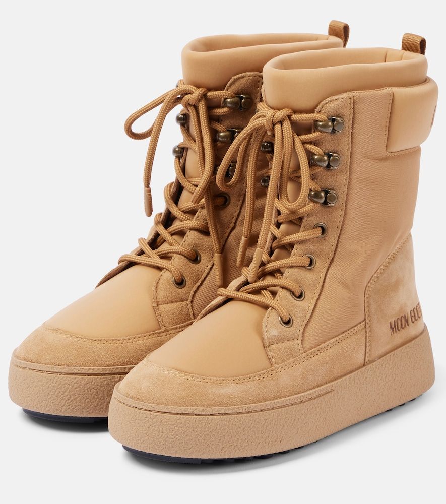 Moon Boot Anfibi Ltrack con suede - Moon Boot - Modalova