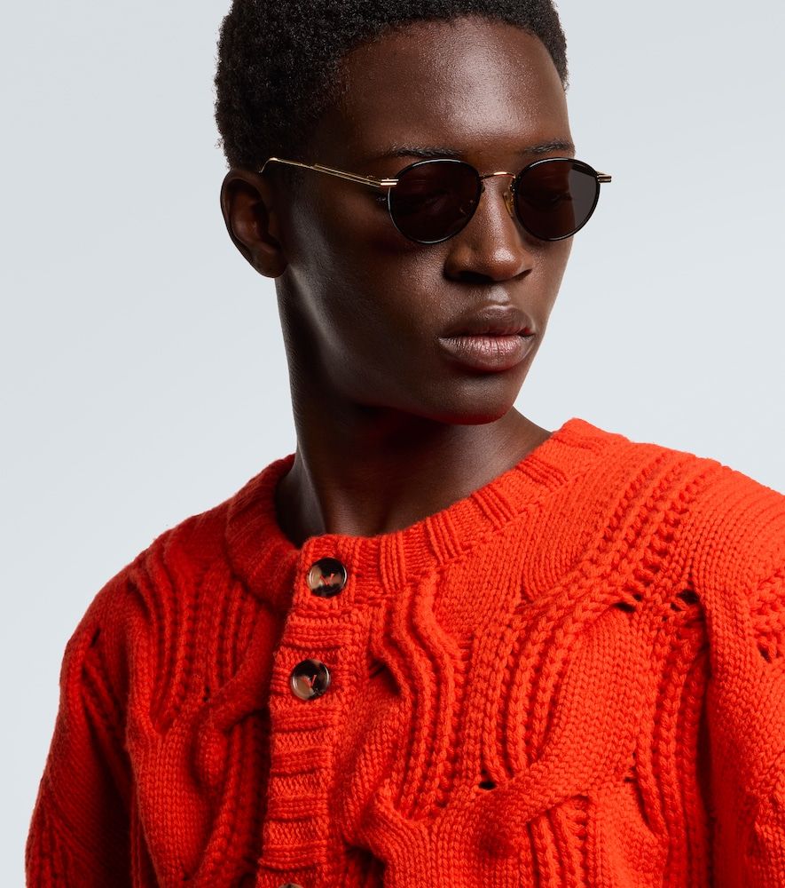 Runde Sonnenbrille Light Ribbon - Bottega Veneta - Modalova