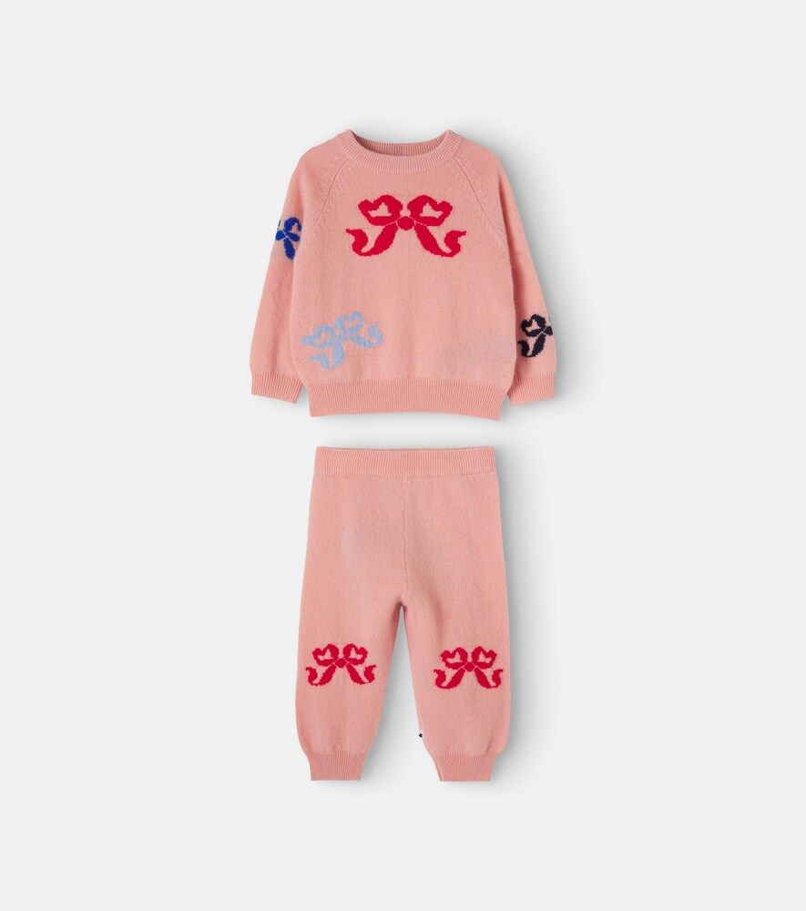 Bebé - set de sudadera y pantalones deportivos de lana - Molo - Modalova