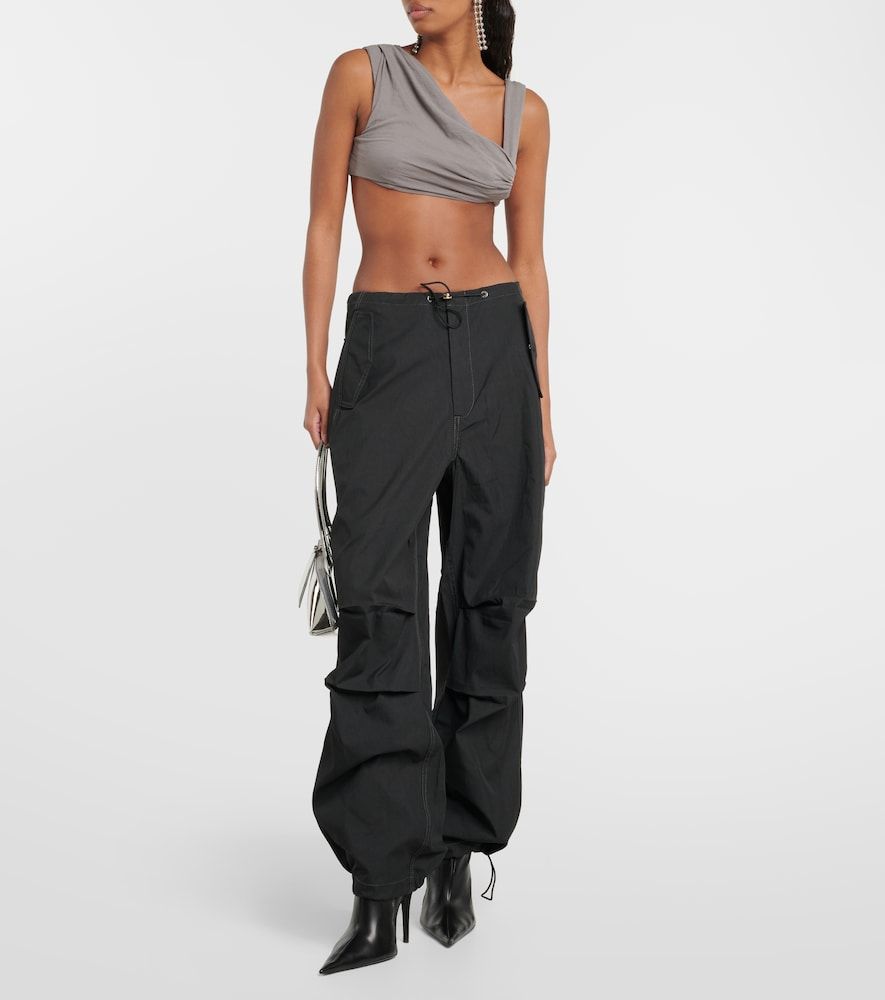 Cotton-blend wide-leg pants - Dion Lee - Modalova