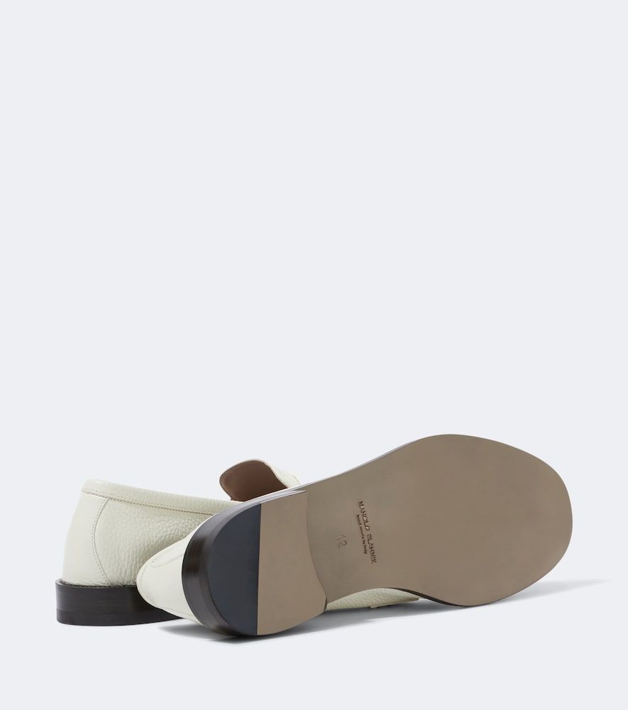 Loafers Perry aus Leder - Manolo Blahnik - Modalova