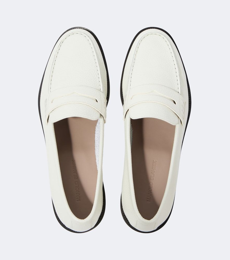 Loafers Perry aus Leder - Manolo Blahnik - Modalova