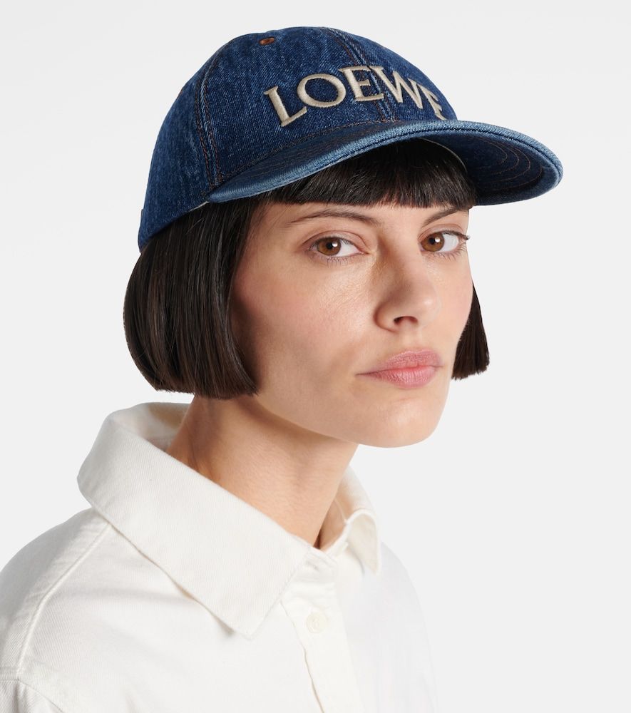 Gorra Paula’s Ibiza en denim con logo - Loewe - Modalova