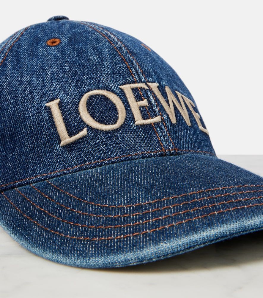 Gorra Paula’s Ibiza en denim con logo - Loewe - Modalova