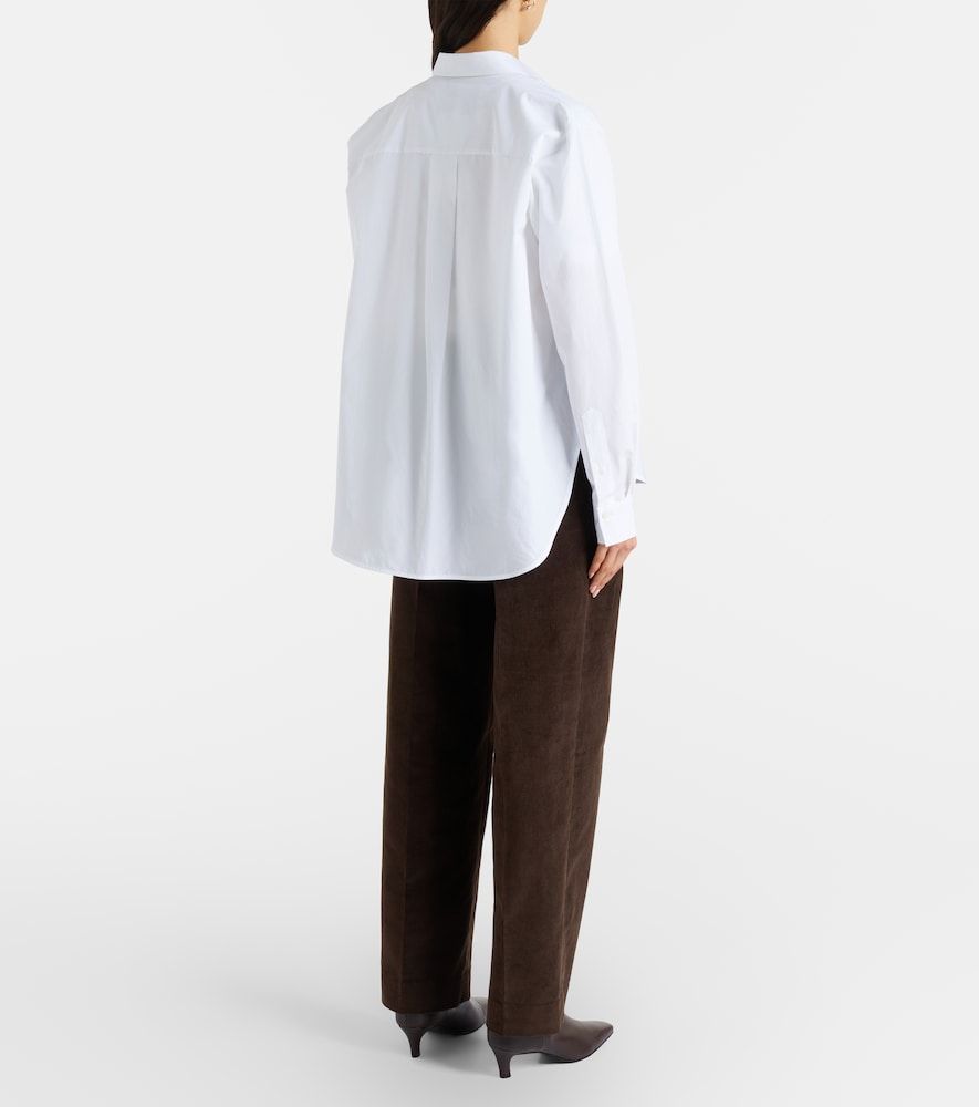 Pantalones anchos de pana de algodón - Toteme - Modalova