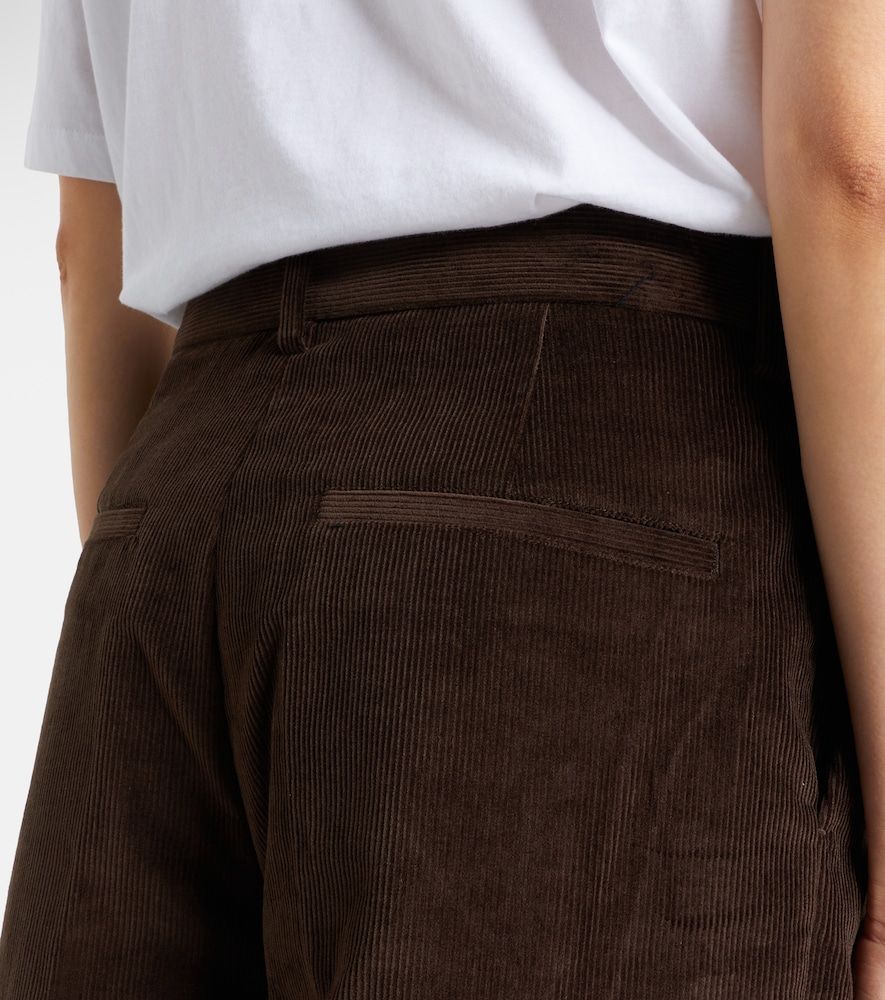 Pantalones anchos de pana de algodón - Toteme - Modalova