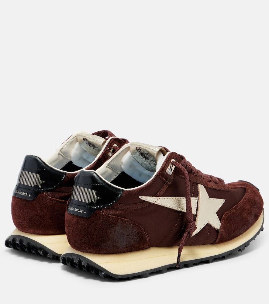 Sneakers Marathon in raso e suede - Golden Goose - Modalova