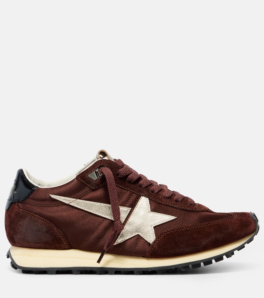 Sneakers Marathon in raso e suede - Golden Goose - Modalova