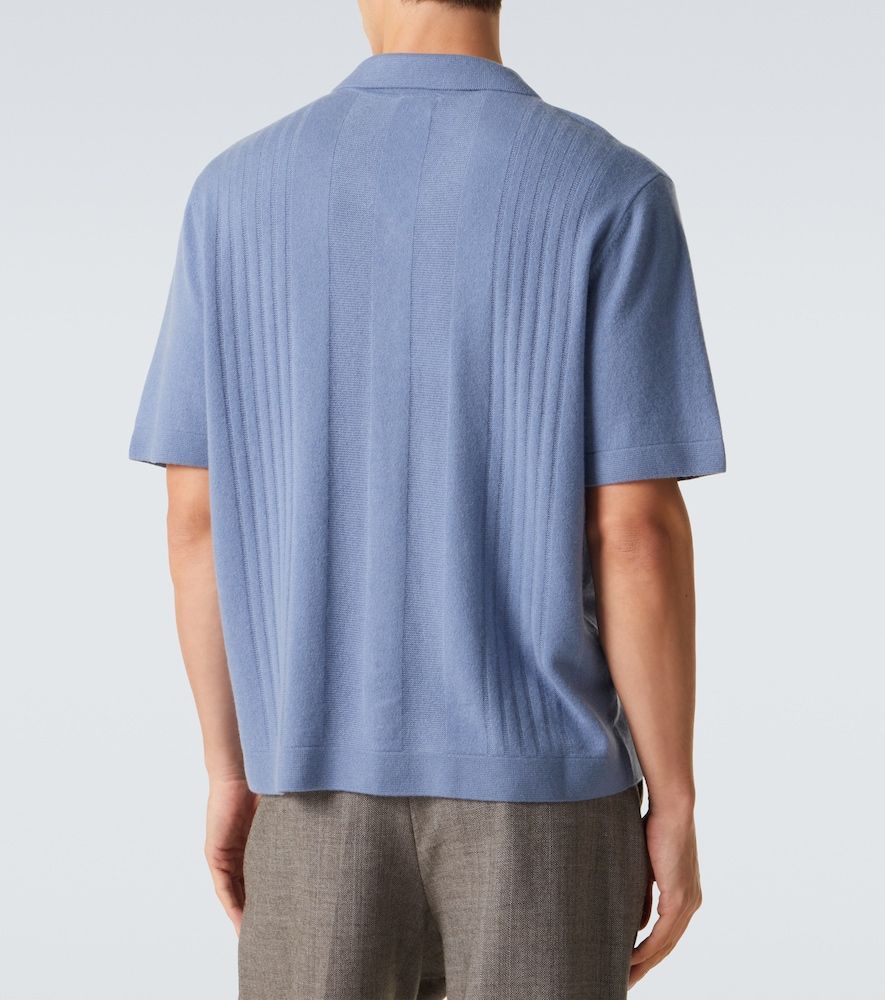 Gerone knitted cashmere polo shirt - Le Kasha - Modalova