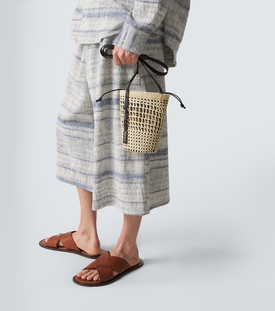 Bolso saco Braid Paula's Ibiza con piel - Loewe - Modalova