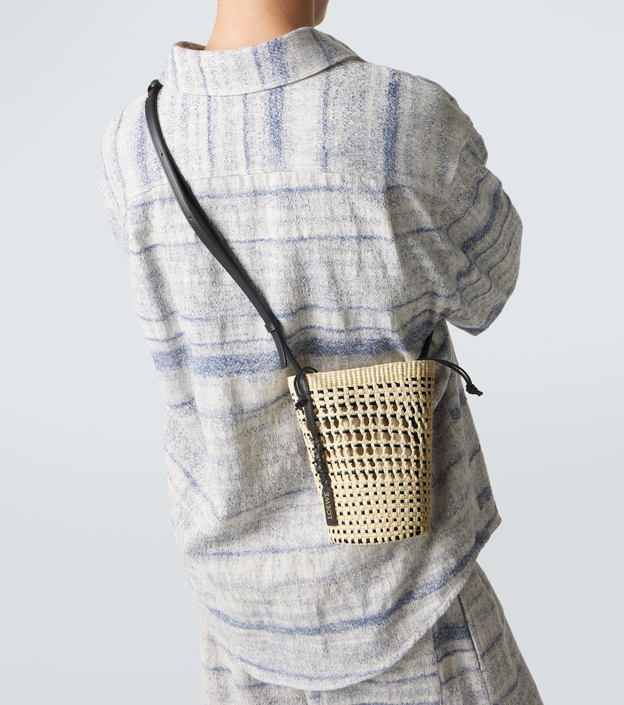 Bolso saco Braid Paula's Ibiza con piel - Loewe - Modalova
