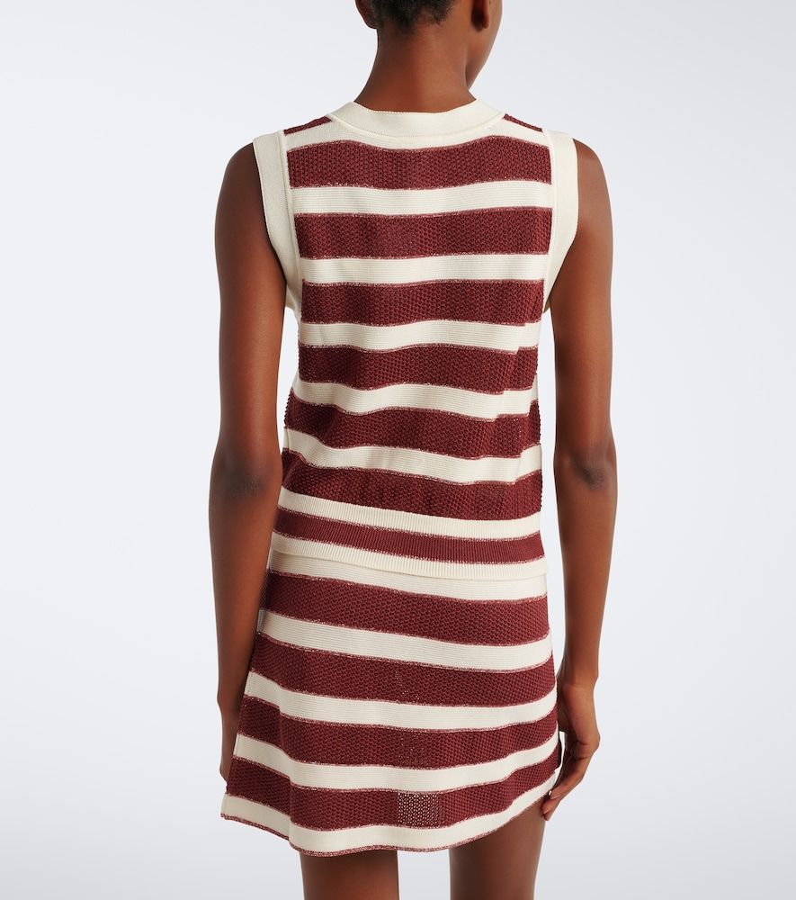 Divergent striped cotton-blend top - Eres - Modalova