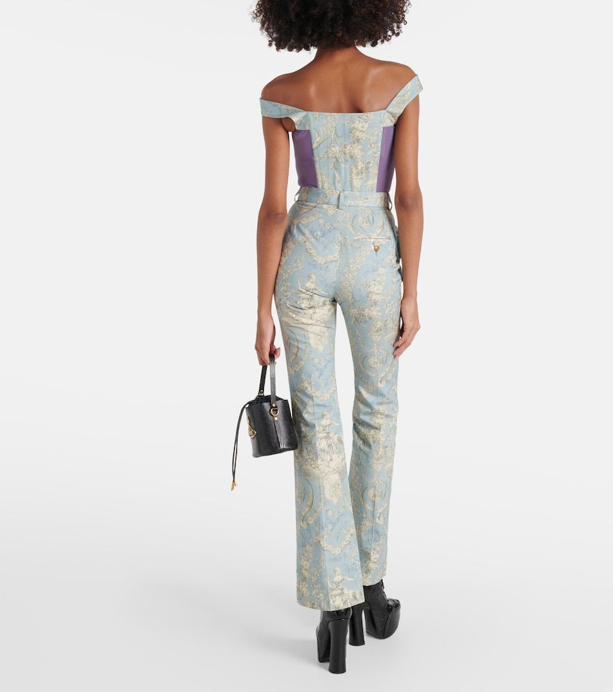 Pantalones flared Ray de algodón estampados - Vivienne Westwood - Modalova