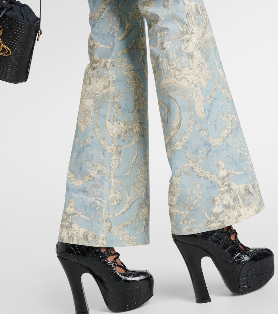 Pantalones flared Ray de algodón estampados - Vivienne Westwood - Modalova