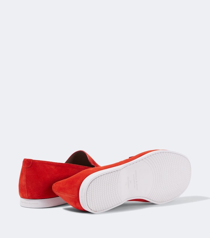 Slip-Ons Monaco aus Veloursleder - Manolo Blahnik - Modalova