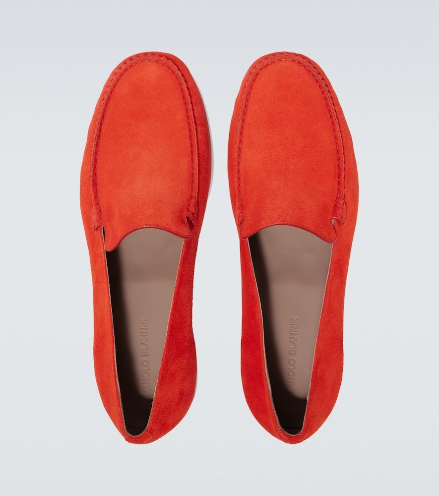 Slip-Ons Monaco aus Veloursleder - Manolo Blahnik - Modalova