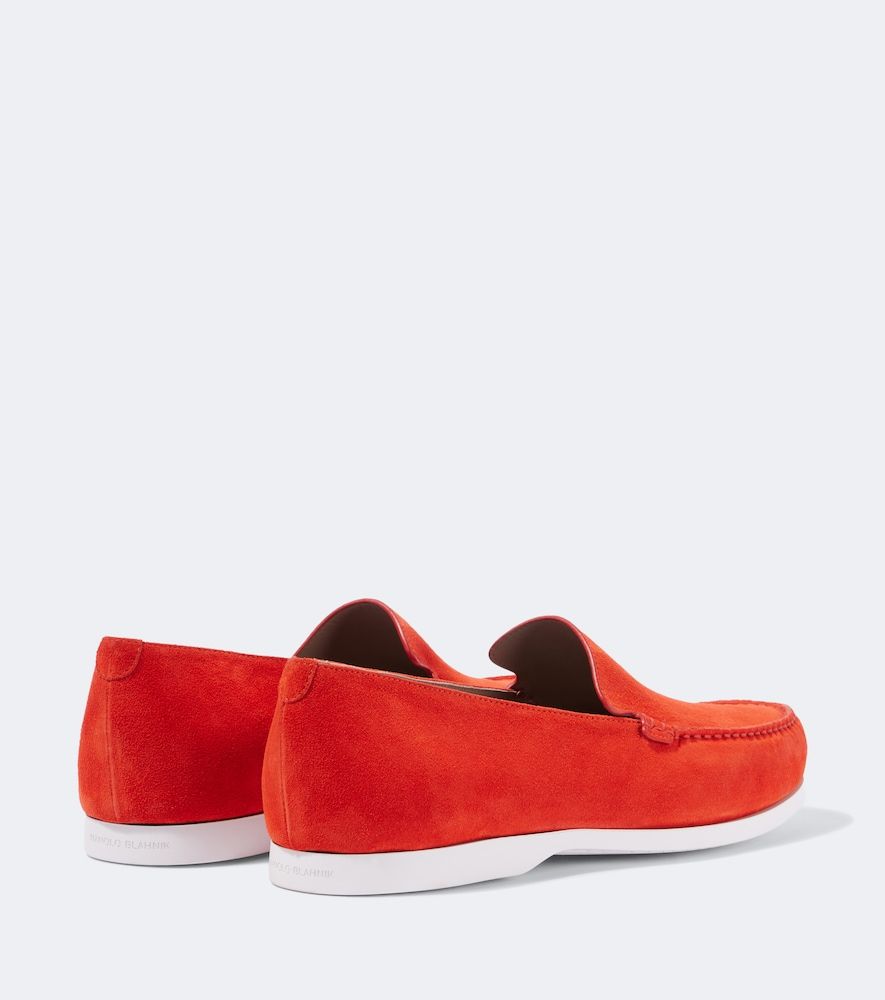 Slip-Ons Monaco aus Veloursleder - Manolo Blahnik - Modalova