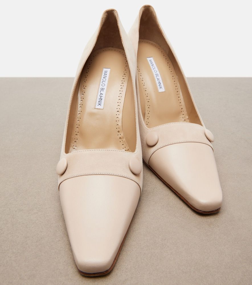 Pumps Quantapla aus Veloursleder - Manolo Blahnik - Modalova