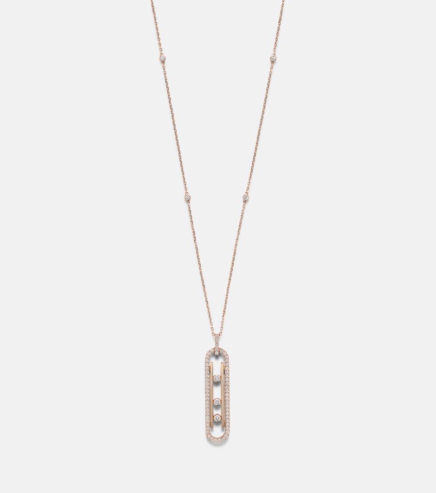 Halskette Move 10th aus 18kt Rosé mit Diamanten - Messika - Modalova