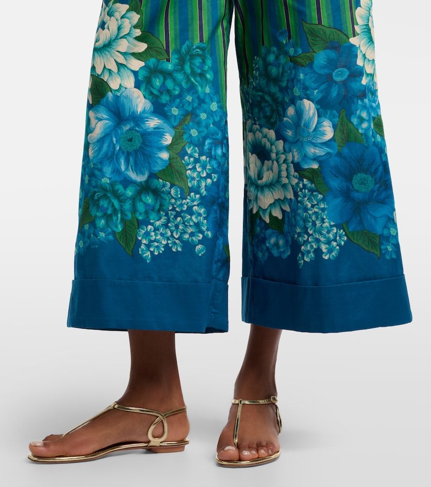 Alémais Pantalones anchos Margo de algodón estampados - Alemais - Modalova